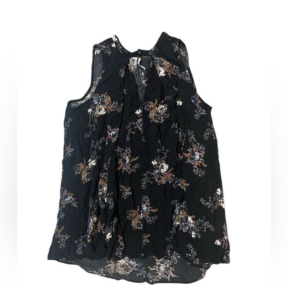 Free People Snap Out Of It Mini Swing Dress Choker Black Floral Medium - Picture 3 of 9